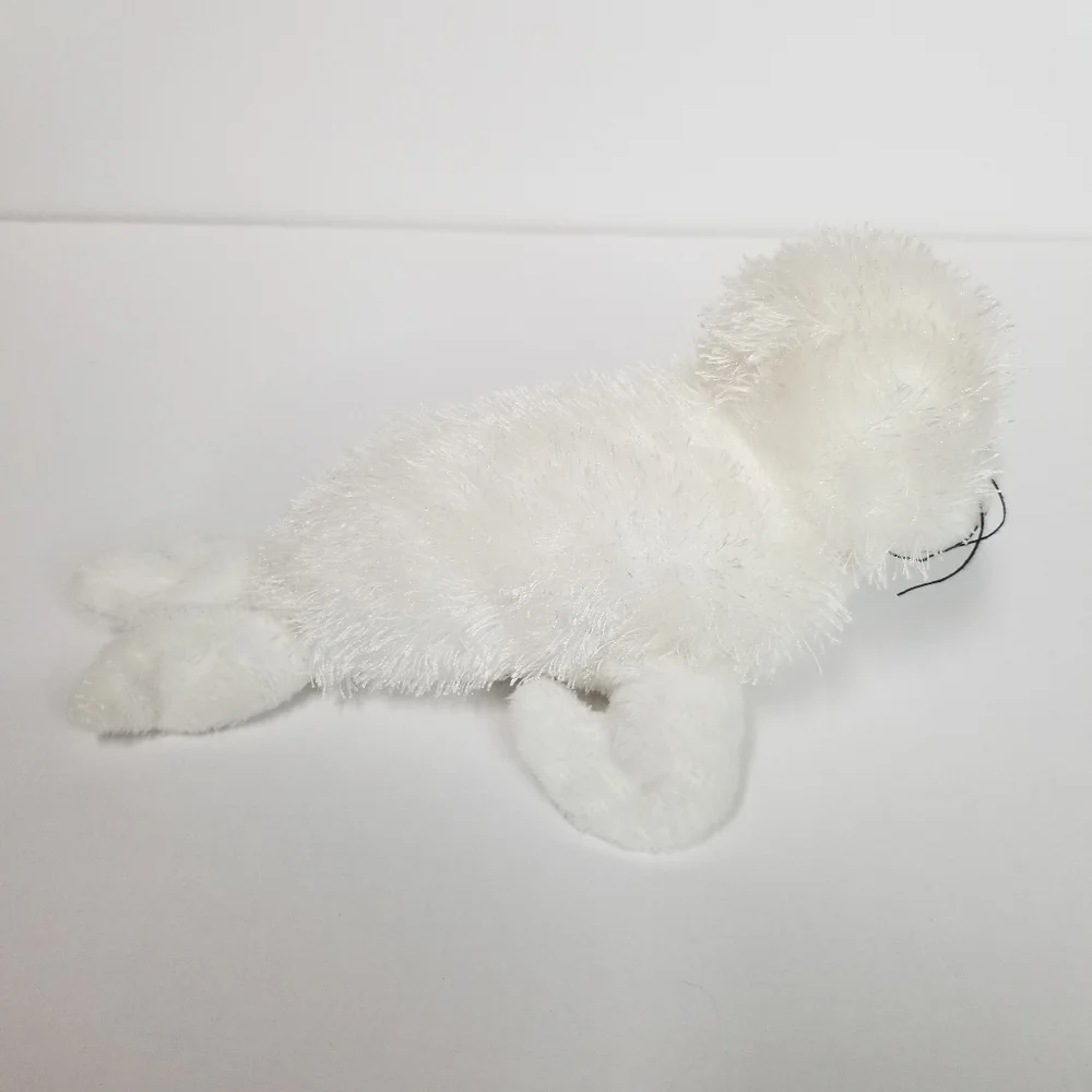 Ganz Webkinz‎ Lil Kinz Snow White Seal Plush Stuffed Animal Toy 9
